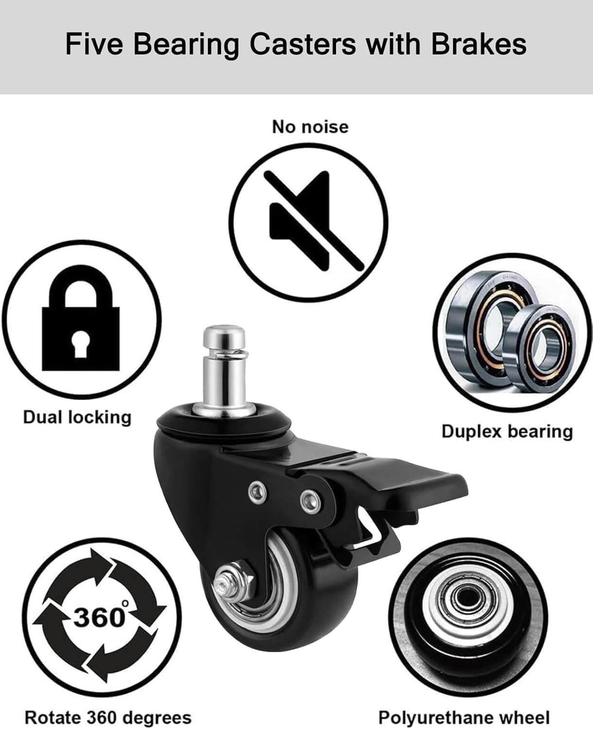 Rolling Stool Wide Seat with Back Rolling Chair 4 Wheels with Brakes for Home Office Garage Shop Waterproof Roller Seat Durable Steel Stand Pink