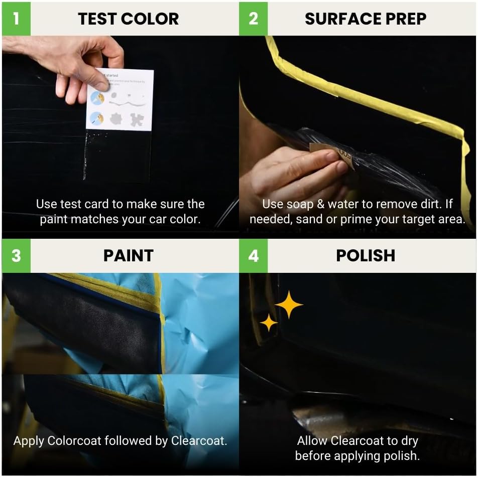 TouchUpDirect 1G3 Magnetic Gray Metallic Compatible with Toyota Exact Match Touch Up Paint Aerosol - Platinum Kit