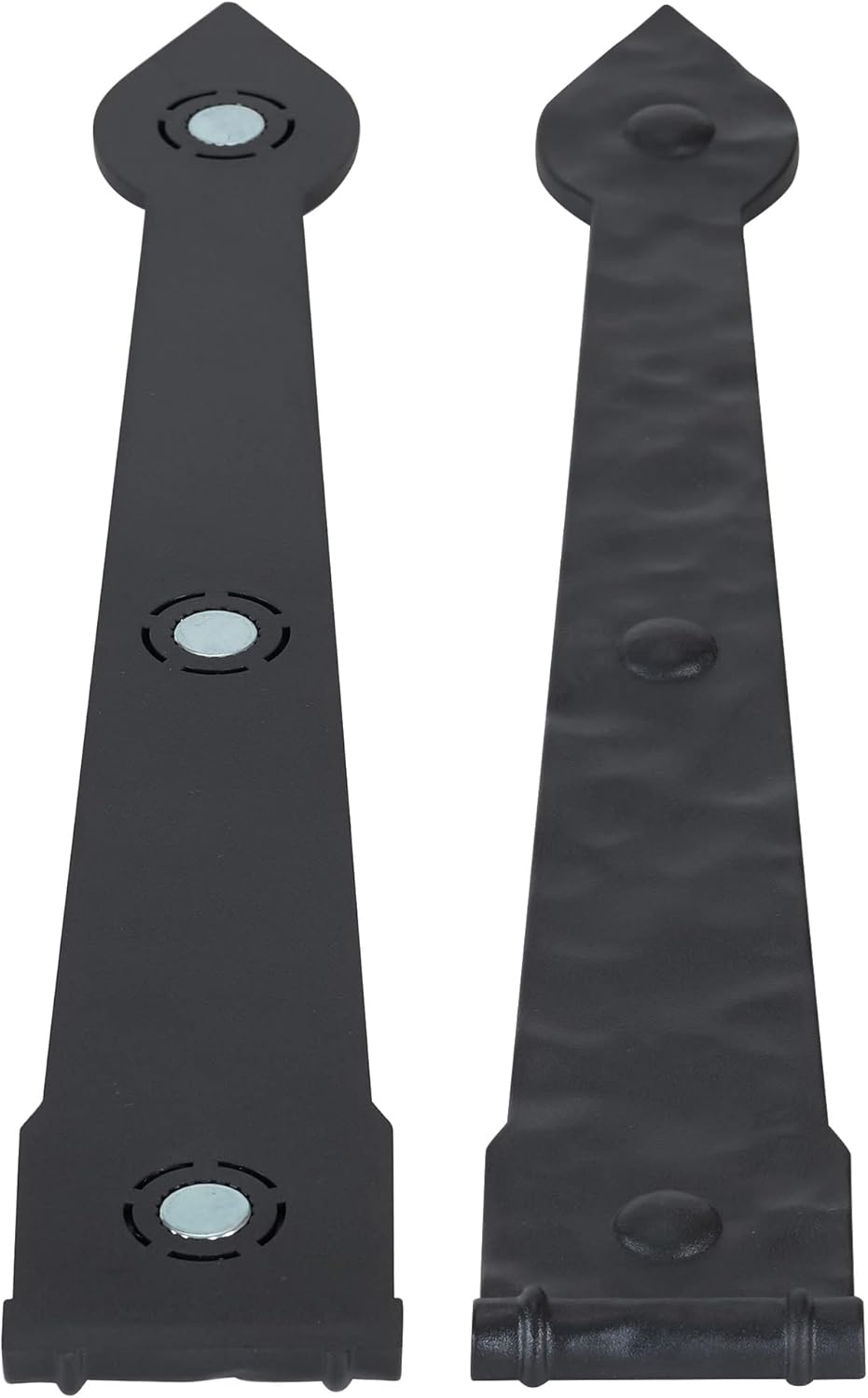 Household Essentials Hinge IT Premium Carriage House Handle & Hinge, Black Garage Door Magnet, 4 Hingle 2 Handles (Pack of 1)