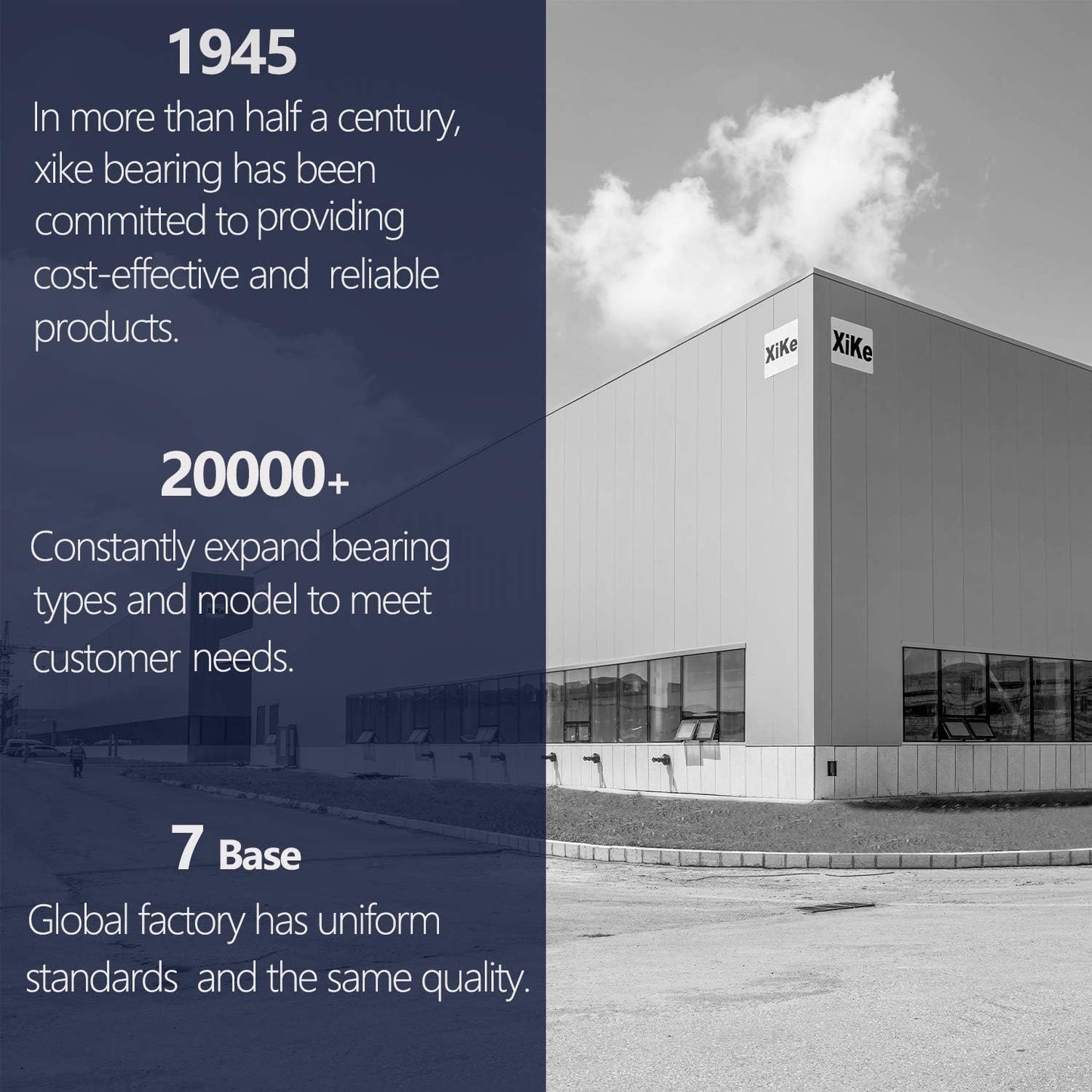 XiKe 10 Pack White 2" Nylon Garage Door Roller 4" Stem, Quiet/Durable and High Load, Use 6200-2RS Double Seals Precision Bearings.