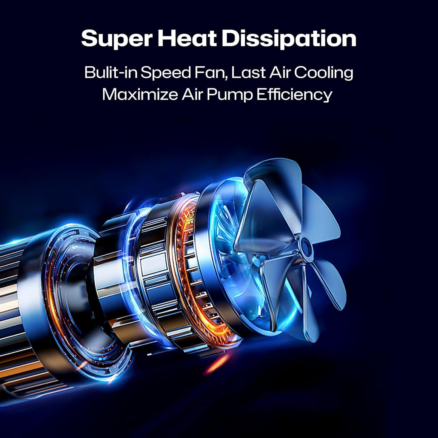 P1 Aluminum Tire Inflator Portable Air Compressor, 3X Faster 150PSI Cordless Car Air Pump with Auto-Shutoff, Motorcycle Pumps with Tire Pressure Gauge, Electirc Tire Pump for Car, Bike, Ball