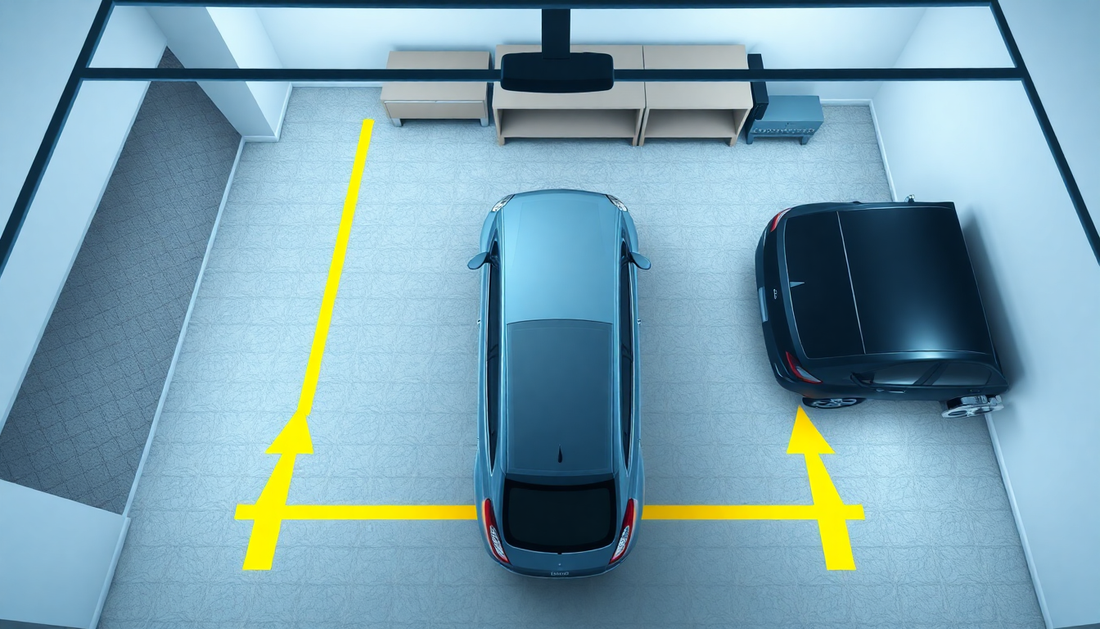 This Simple Parking Guide Prevents Most Home Garage Accidents
