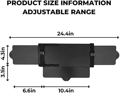 JoyTutus Car Sunshade Extender - Adjustable Sun Visor Protects from Anti-Glare and UV Rays - Windshield Sunshade - 2 Pack for Cars & SUVs