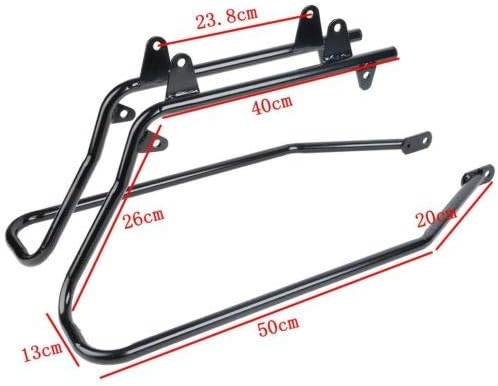 XFMT Hard Saddlebags Saddle Bag & Conversion Brackets For Harley Softail FatBoy 86-13