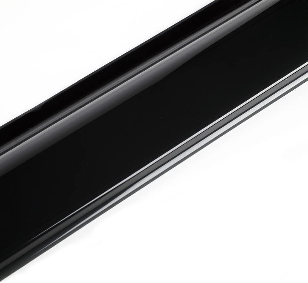 94059 Side Window Visors Wind Vent Deflector,4pcs Outside Mount Dark Smoke Tape-On Nice Sun Rain Guards Set fit for 2001-2012 Ford Escape,2008-2011 Mazda Tribute,2005-2011 Mercury Mariner