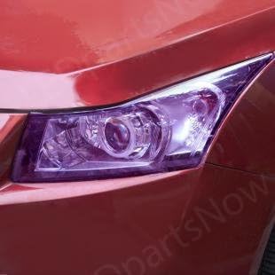 12 by 48 Inches Self Adhesive Headlight, Tail Lights, Fog Lights Tint Vinyl Film (12 X 48, Purple)