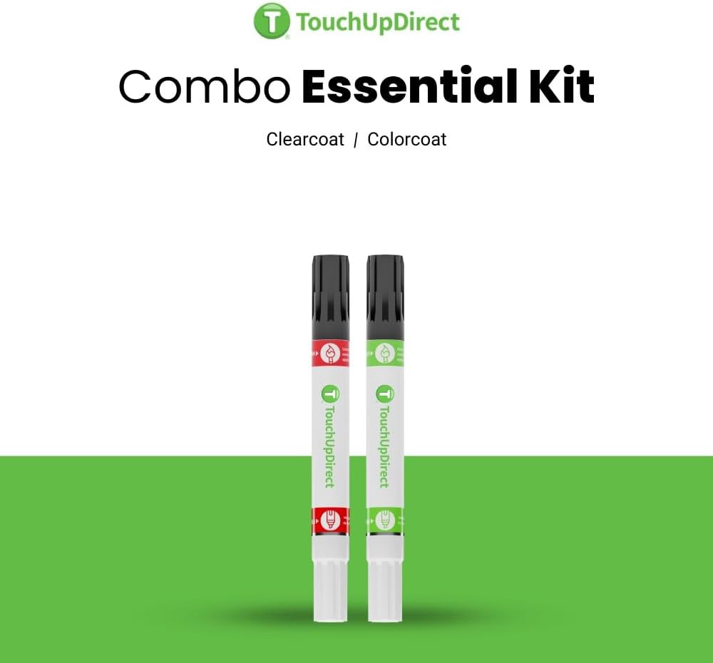 TouchUpDirect 1F9 Slate Metallic Compatible with Toyota Exact Match Touch Up Paint Combo - Essential Kit