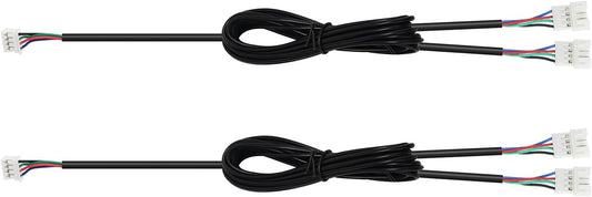 Acrylic car interior light 2-in-1 extension cable 2 Pcs