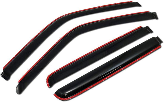 in-Channel Window Visors Vent Shade Rain Guards - Compatible with 1992-2000 Chevy C/K 2500 3500, 1992-1998 Silverado, 1992-1999 Suburban, 1995-1999 Tahoe, 1999-2000 Cadillac Escalade