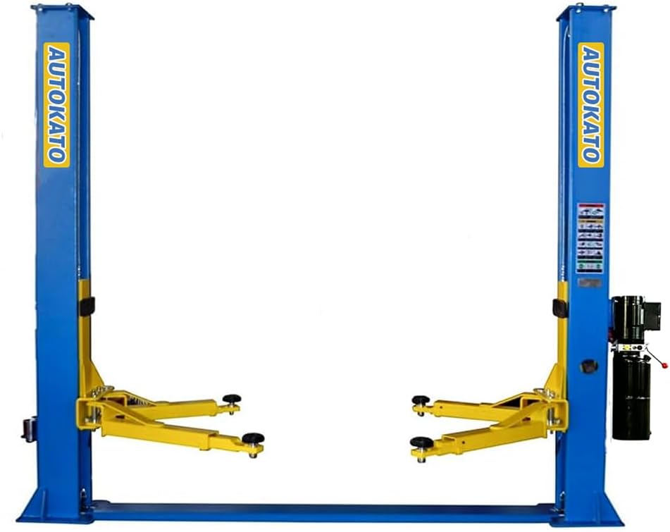 11000lbs 4.0HP 2 Post Lift Car Lift for Home/Shop/Garage Two Post Lift 2 Post Car Lift Auto Lift Automotive Lift (11000lbs Lift)