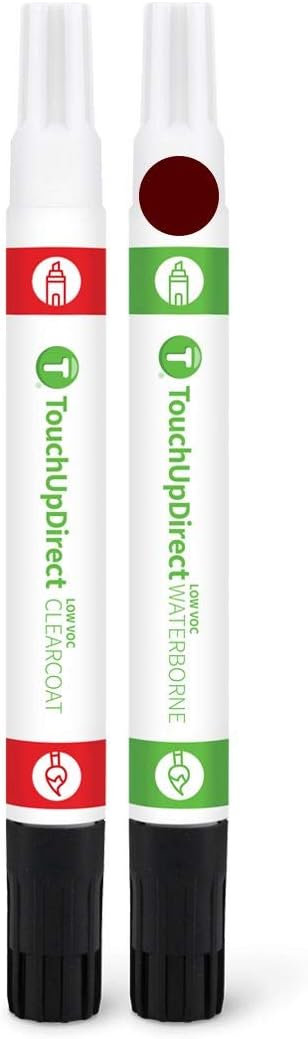 TouchUpDirect 3T0 Moulin Rouge/Ooh La La Rouge Metallic for Toyota Exact Match Touch Up Paint Combo - Essential Package