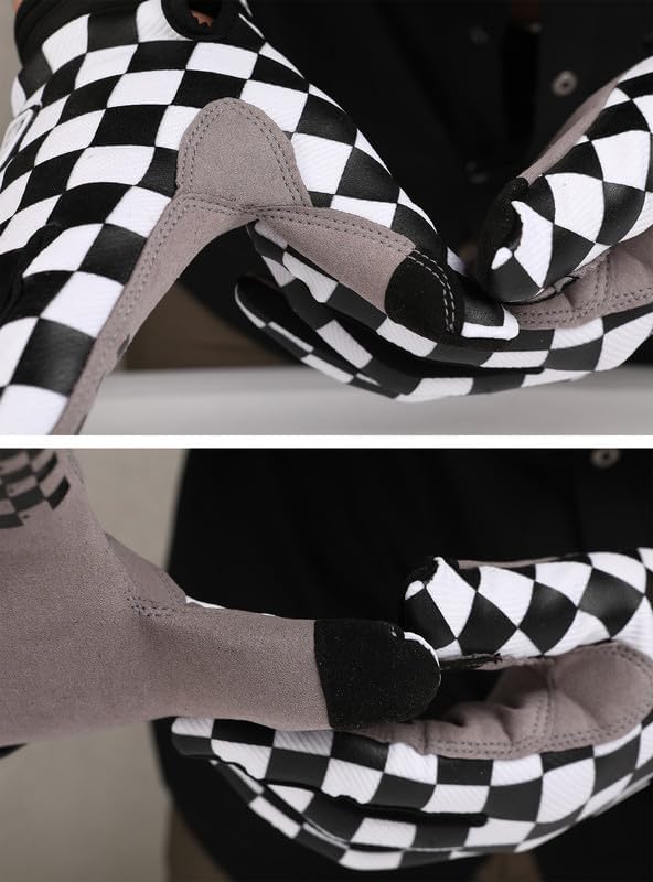 Dirt Bike Motorcycle Gloves for Men Women Finger Touchscreen Motorbike Gloves for BMX ATV MTB Riding, Road Racing, Cycling, Climbing, Motocross