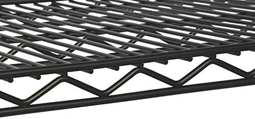 Omega 12" Deep x 60" Wide x 36" High 3 Tier Black Starter Shelving Unit