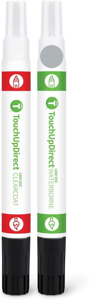 TouchUpDirect 1J9 Celestial Silver Metallic Compatible with Toyota Exact Match Touch Up Paint Combo - Essential Kit