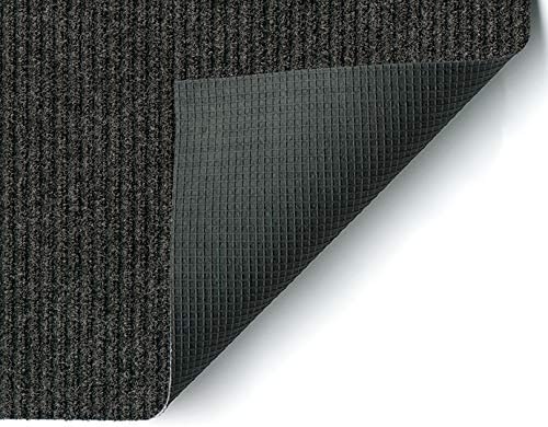 KOECKRITZ Heavy Duty Durable All Weather Indoor/Outdoor Non Slip Entrance Mat Rugs and Runners for Office Business Building Home Garage Front Door (4' x 15', Charcoal)