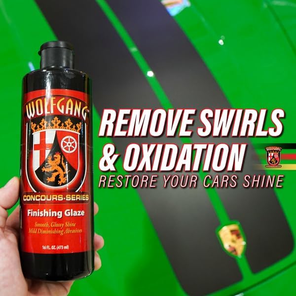 Wolfgang Finishing Glaze 3.0 | Polishing Glaze for Smooth & Glossy Finish | Restores Paint Clarity | Easy-to-Use Formula | WG-8402 | 8oz