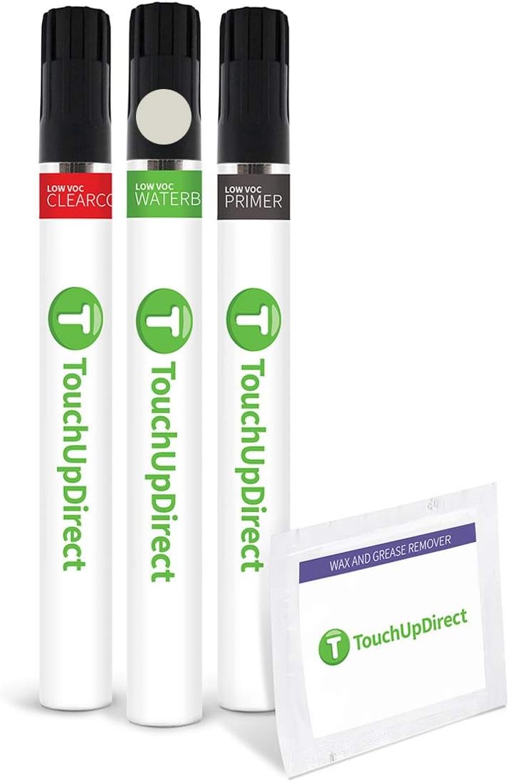 TouchUpDirect 1F7 Classic Silver Metallic Compatible with Toyota Exact Match Touch Up Paint Brush - Preferred Kit