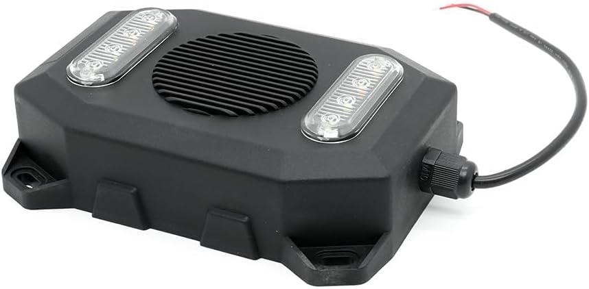 102dB Reversing Backup Alarm & Light Warning System – 12-24V Beep Sound Safety Alert for Vehicles (4PCS)