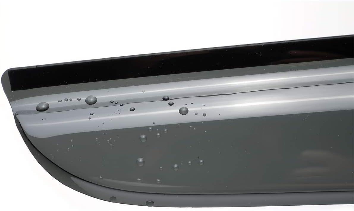 4pcs Outside Mount Style Sun Rain Guard Durable Side Window Wind Deflectors Dark Smoke Vent Window Visors Compatible with Acura ILX 2012-2023 HO76