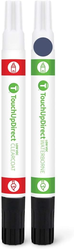 TouchUpDirect 8V5 Shoreline Blue Pearl Compatible with Toyota Exact Match Touch Up Paint Combo - Essential Kit