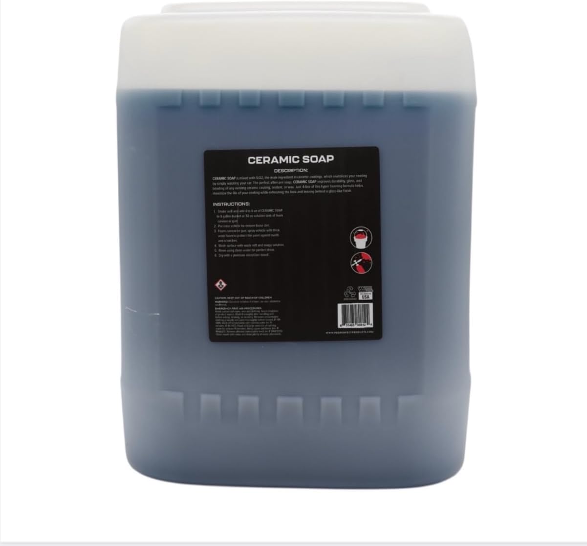 Pro Perfect Ceramic Soap, Professional Car Wash Formula, 5 Gallon