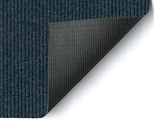 KOECKRITZ Heavy Duty Durable All Weather Indoor/Outdoor Non Slip Entrance Mat Rugs and Runners for Office Business Building Home Garage Front Door - 2' x 6' Blue