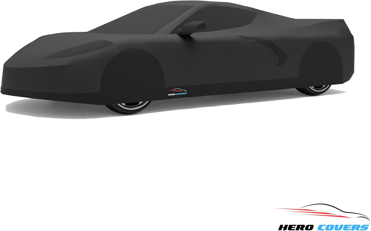 C8 Car Cover Fit for Corvette C8 Indoor and Outdoor Protection (Black)