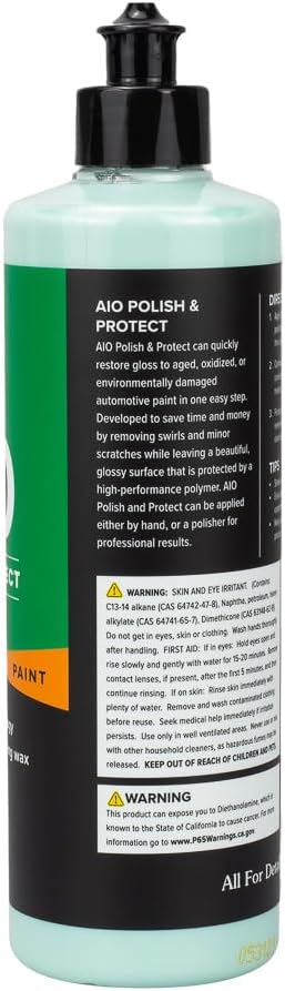 Maxshine All-in-One Polish & Protect, 16oz | Synthetic Polymer Formula, Removes Swirls & Oxidation, Gloss Finish | Paint Correction & Protection