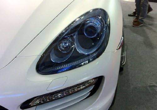 12 by 48 Inches Self Adhesive Headlight, Tail Lights, Fog Lights Tint Vinyl Film with Knife and Hand Tool (Light Blue)