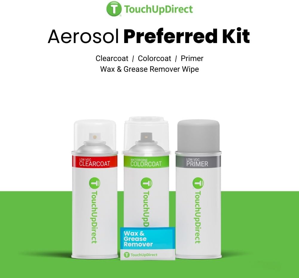 TouchUpDirect 3P0 Absolutely Red Compatible with Toyota Exact Match Touch Up Paint Aerosol - Preferred Kit