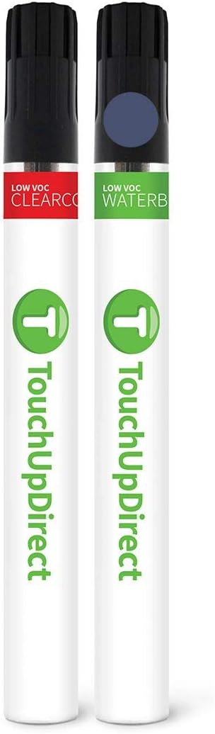 TouchUpDirect 8V5 Shoreline Blue Pearl Compatible with Toyota Exact Match Touch Up Paint Brush - Essential Kit