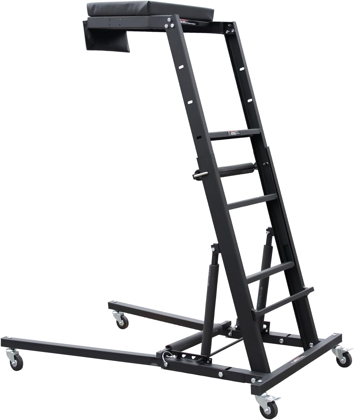 Adjustable Topside Creeper Automotive Engine Creeper 47''-65'', 440 LBS Capacity, 4 Swivel Caster Wheels (2 with Brakes), Padded Deck for Home Garage, Workshop Repair Maintenance