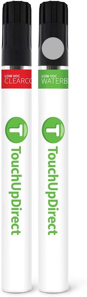 TouchUpDirect 1H5 Cement/Cement Gray Metallic Compatible with Toyota Exact Match Touch Up Paint Brush - Essential Kit