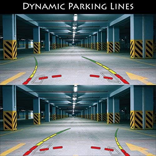 Master Tailgaters 10.5" OEM Rear View Mirror with 4.3" LCD Screen + Dynamic Parking Lines | Rearview Universal Fit Mount | Auto Adjusting Brightness LCD | Anti Glare | Full Original Mirror Replacement