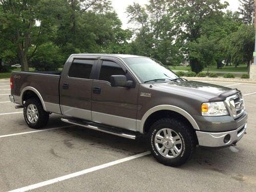 Side Window Visor Wind Deflector, 4pcs Out-Channel Tape-On Nice Rain Guards Set, Window Visor Compatible with Ford F-150 2004-2008 SuperCrew 2006-2008 Lincoln Mark LT SuperCrew Cab 94443