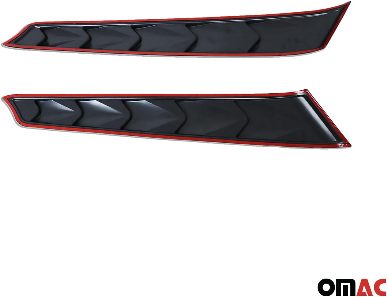 OMAC Front Bug Shield Hood Deflector Guard for Nissan Frontier 2005-2021 3 pcs