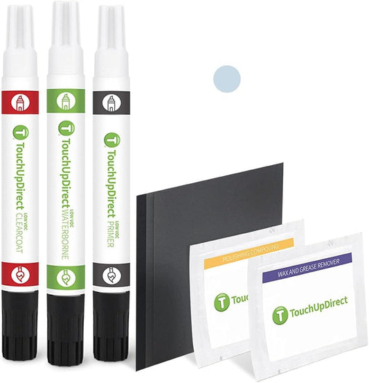 TouchUpDirect 781 Sea Glass Pearl Compatible with Toyota Exact Match Touch Up Paint Combo - Platinum Kit