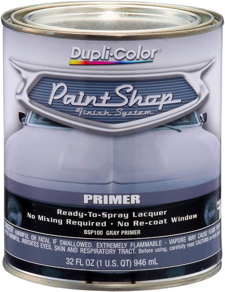Paint Shop Finish System, Primer Grey, 32 oz. Quart (BSP100)