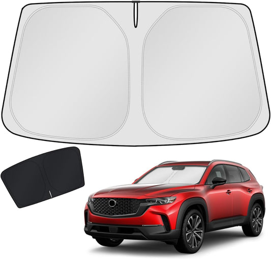 KUST Windshield Sun Shade for Mazda CX-50 2023 2025 2026 CX50 Accessories Window Sunshade Sun Visor Protector Foldable Blocks UV Rays Keep Your Car Cooler