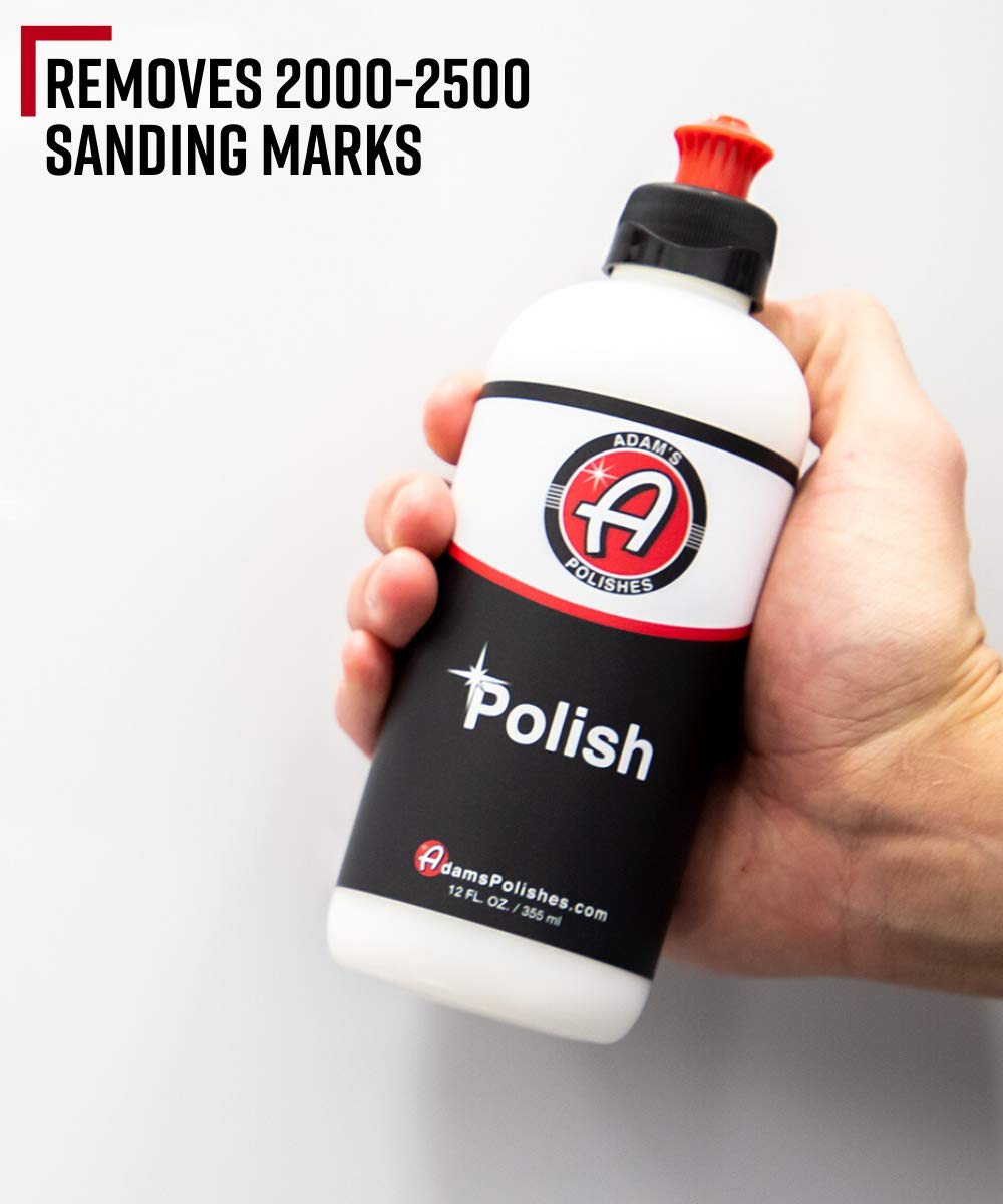 Adam's Polishes 2-Step Polishing System 12oz Combo - Silicone-Free, Body Shop Safe Formula - Quick, Professional Correcting and Polishing for Clear Coat, Gel Coat, Etc. (Perfecting Polish)