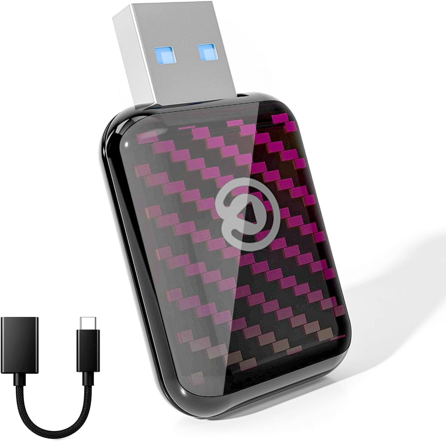 Wireless CarPlay Adapter for iPhone - Converts Factory Wired to Wireless, Plug & Play, Stable Auto-Connect for iOS 10+ & Factory CarPlay Cars (Pro Mini Design)