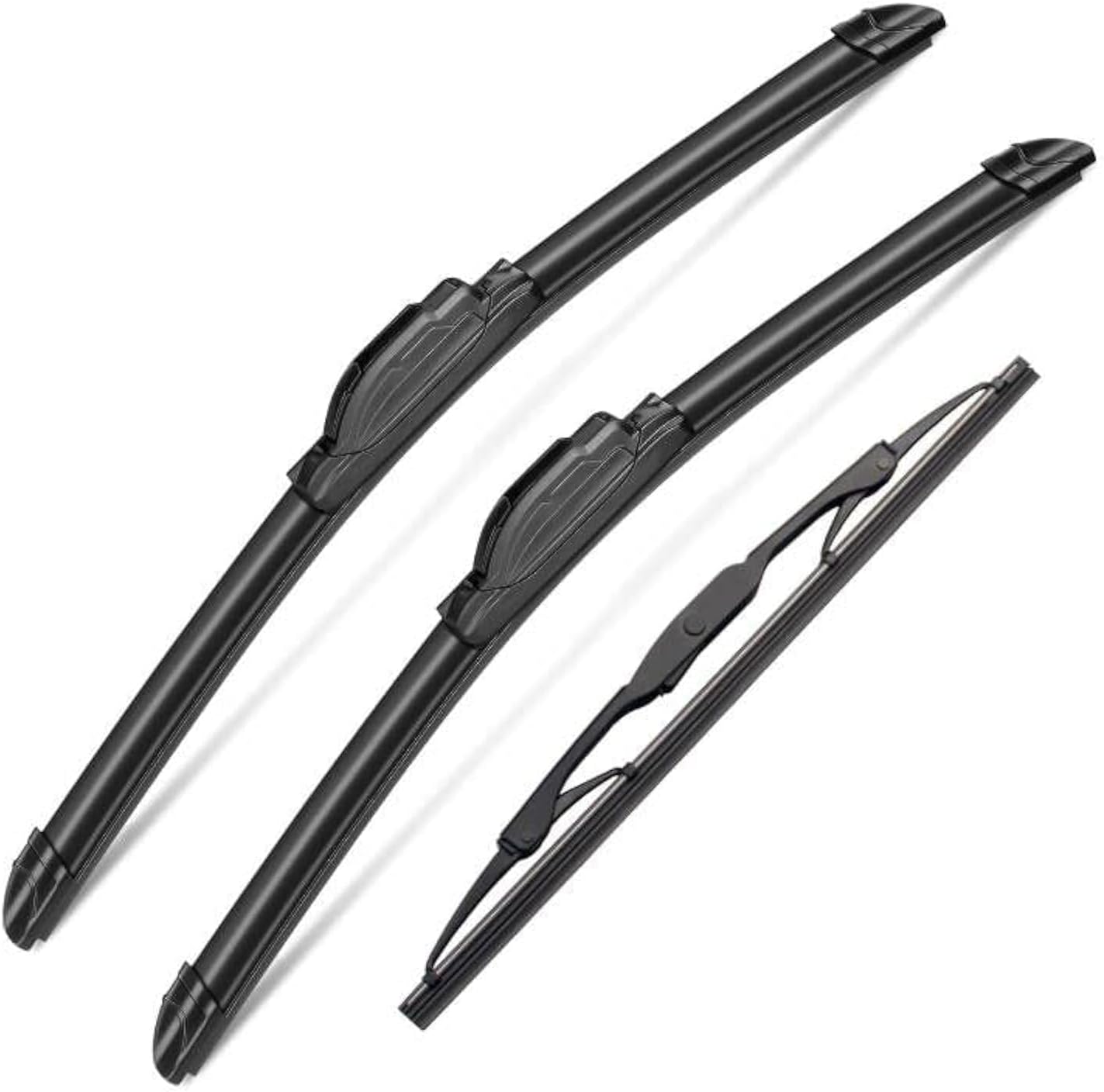 3Pcs Windshield Wiper Blades for Cadillac XT5 2017 2018 2019 2020 2021 2022 2023, Original Equipment Automotive Replacement Windshield Wiper for My Car-24"/20"/11T" (Pack of 3) J- HOOK