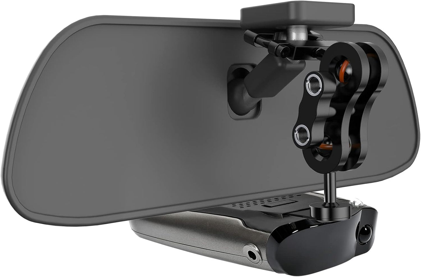 Radar Detector Mount, Aluminum Rearview Mirror Rod Radar Bracket,for Cobra iRadar ESD SPX RAD 480i 450 380 7800BT Radar Detector