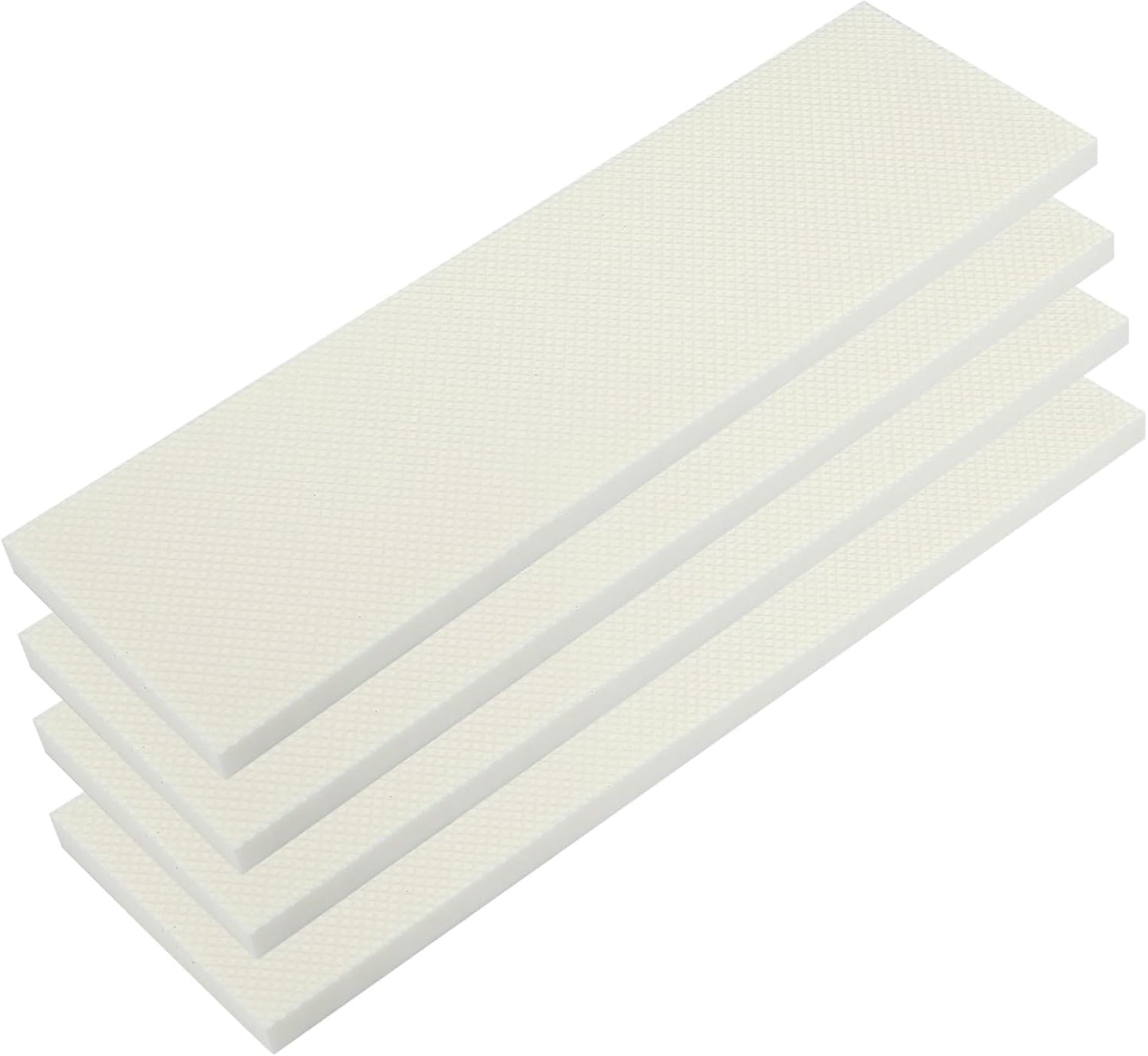 400x120x15mm 4pcs Car Garage Wall Guard Door Bumper Protector Anti Collision Water Resistance White Item Replacement