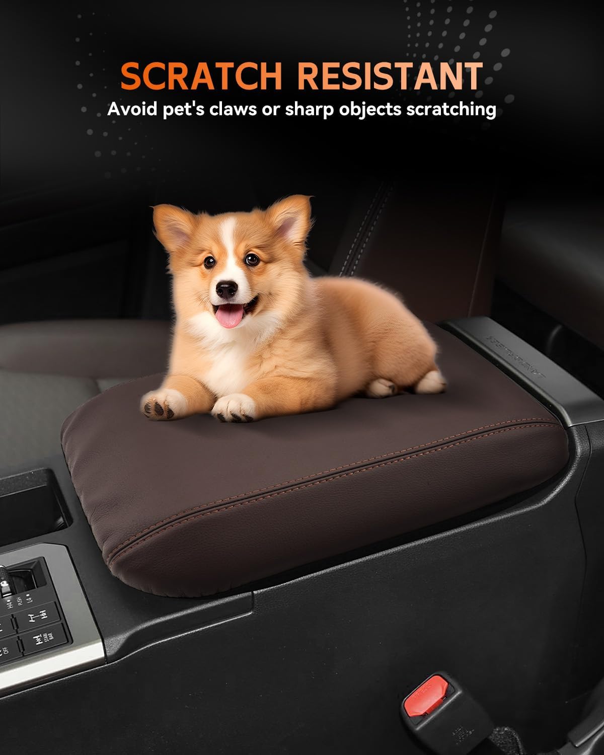 CDEFG for 2024 2025 Toyota Land Cruiser 250 Center Console Cover Armrest Box Cover for Land Cruiser (1958, Land Cruiser) Accessories Arm Rest Protector