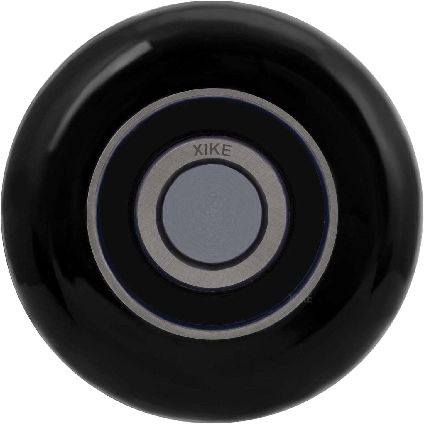 XiKe 12 Pack Black 2" Nylon Garage Door Roller 4" Stem, Quiet/Durable and High Load, Use 6200-2RS Double Seals Precision Bearings.