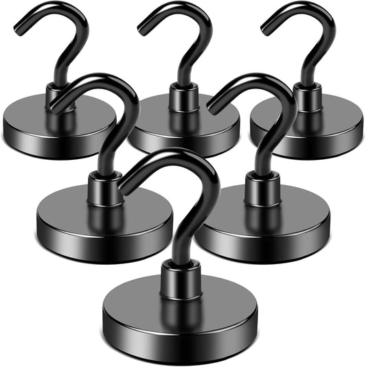 LOVIMAG Cruise Door Magnets, 80LBS Magnets with Epoxy Coating for Hanging, Strong Magnet Heavy Duty for Kitchen Must Haves, Magnetic Hooks for Cruise Cabins, Ceiling, Refrigerator Etc -6 Pcs