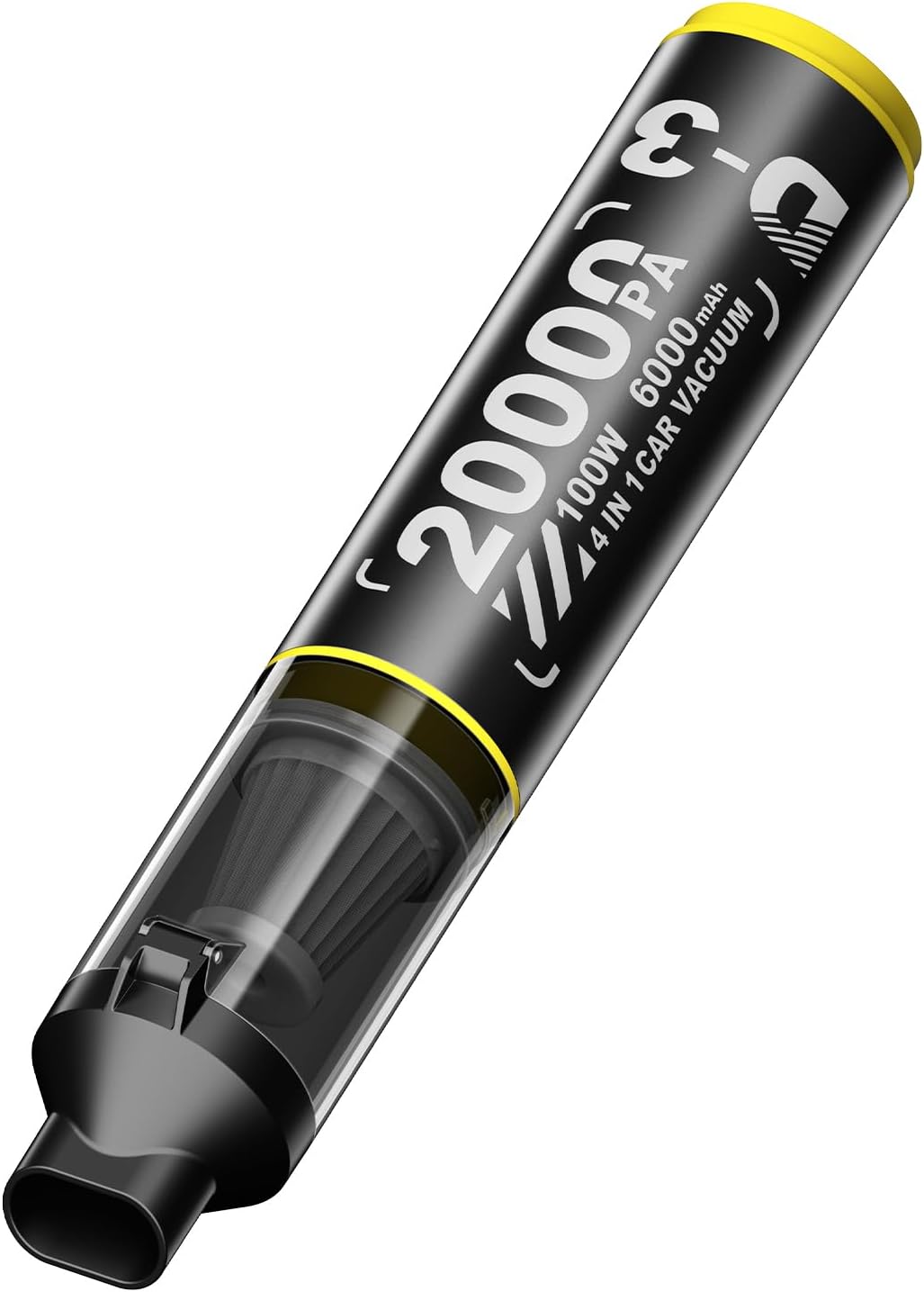 NEVERLAND Car Vacuum Portable Cordless - 20000Pa Powerful Suction Handheld Vacuum Cleaner Blowing & Inflating 4-in-1 Mini Vacuum Cleaner for Car, Office Desk, Keyboards