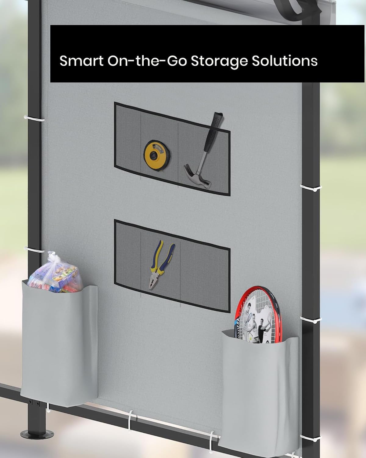 10'x15'x10' Heavy Duty Metal Carport, Steel Carports Canopy with Galvanized Steel Frame and Roof, Metal Carport Shelter for Boats, SUVs and Trucks