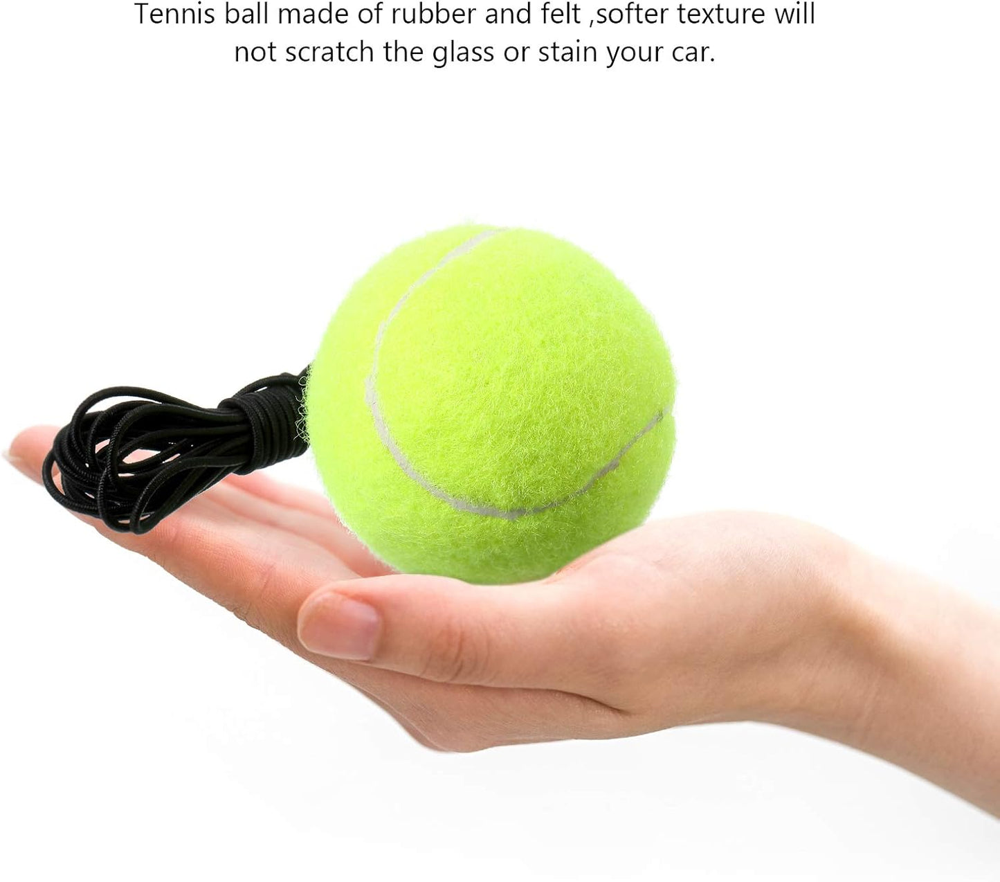 4 Sets Garage Parking Aid Ball Parking Guide System Sensor Assistant Kit, Include 4 Retracting Ball with Rope, 4 Adjustable Clips and 4 Screw Hooks, Garage Car Stop Indicator for Vehicles